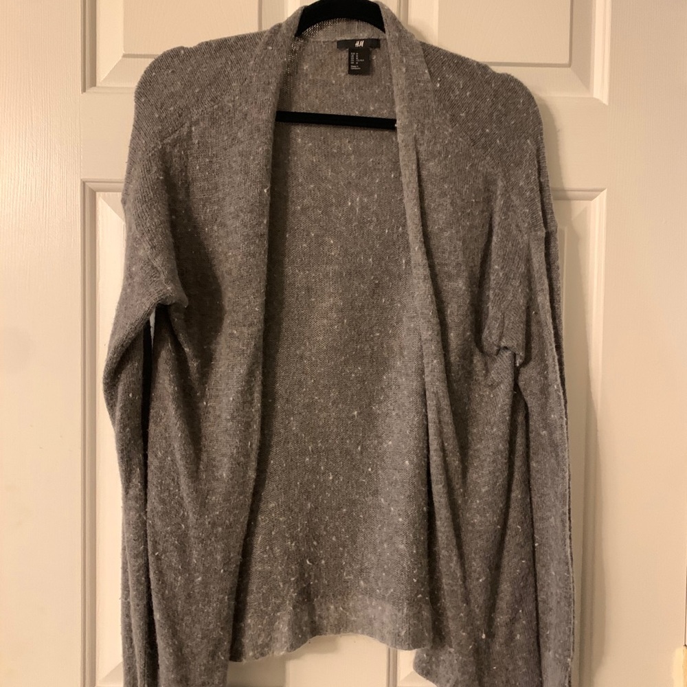 H&M Angora rabbit fur cardigan
